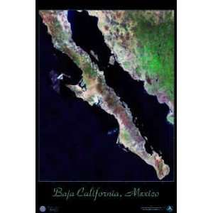  Baja California , Mexico Satellite Print (Enhanced), 24 