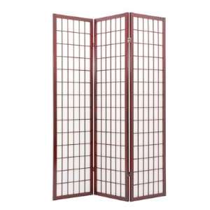  Oriental Furniture SSWPDS Rosewood X Double Sided Window 