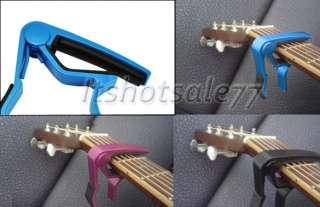 SingleHanded Tune Quick Change Trigger Capo Guitar Blue  