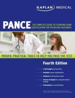   PANCE (Physician Assistant National Certifying Exam 
