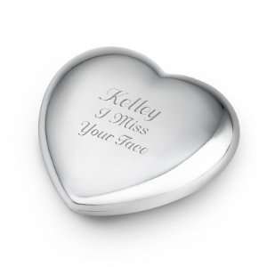  Personalized Puffed Heart Compact Mirror Gift Beauty