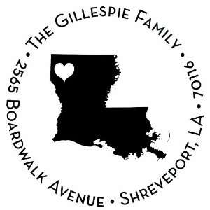  Shreveport, LA Custom Snap Stamps