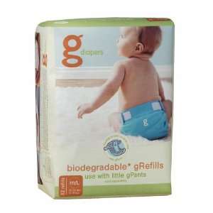  gDiapers, Biodegradable gRefills, Medium   Large, 13 to 28 