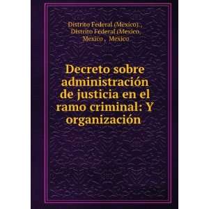   Federal (Mexico, Mexico , Mexico Distrito Federal (Mexico). Books