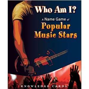    WHO AM I? POPULAR MUSIC STARS KNOWLEDGE CARDS Toys & Games