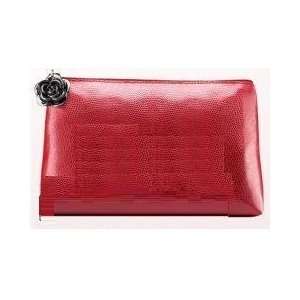  Lancome NEW Red Makeup Travel Cosmetic Bag Beauty
