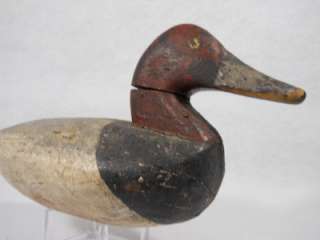 Vintage Canvasback Drake Working Duck Decoy Upper Chesapeake Bay 