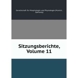   ). Gesellschaft fÃ¼r Morphologie und Physiologie (Munich Books