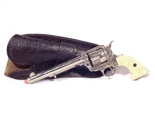 Fancy 7 1/2 COLT SINGLE ACTION HOLSTER WITH COWBOY MOTIF  