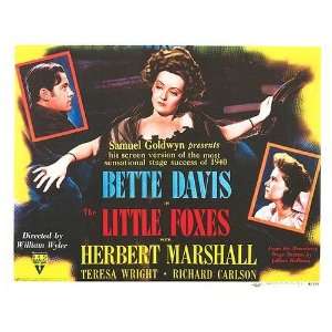  Little Foxes Movie Poster, 14 x 11 (1941)