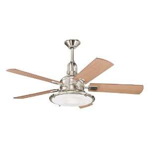  Kittery Point Collection 52 Polished Nickel Ceiling Fan 