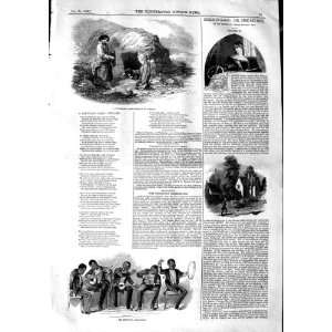  1846 ETHIOPIAN SERENADERS CONNEMARA CABIN IRELAND
