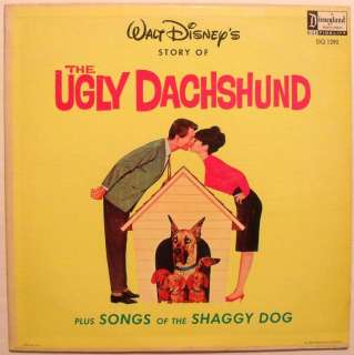 Disneys The UGLY DACHSHUND ~ 1965 album/lp~Shaggy Dog  