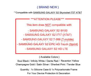Samsung Galaxy S 2 II Skyrocket AT&T I727 SGP Neo Hybrid Case Cover 