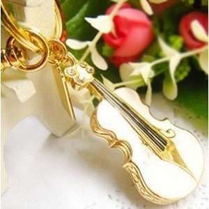  New Style 8gb Small White Violin Style USB Flash Drive 