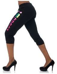 Coogi Sequin Cropped Sweat Pants