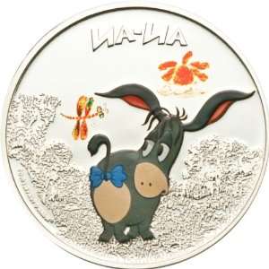 Cook Islands 2011 5 $ Winnie Pooh 1 oz Silver Coin Limited Collector 