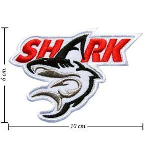 Shark Energy Drink Logo II Embroidered Iron on Patches From Thailand 