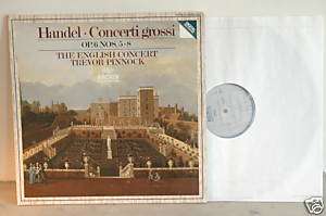 HANDEL Concerti Grossi op.6 n.5 12 PINNOCK 2 LP digital  