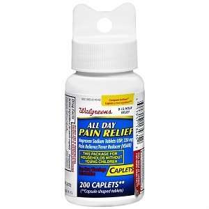  All Day Pain Relief Naproxen Sodium 220mg Caplets, 200 ea