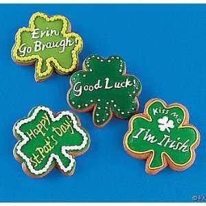  Shamrock Cookie Pins (12 ct) (12 per package) Toys 