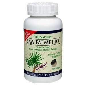  TruNature Saw Palmetto, 160 mg (350 Softgels) Health 