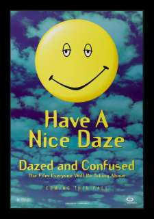 DAZED AND CONFUSED * ADVANCE 1SH ORIG MOVIE POSTER 1993  