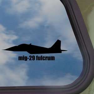  MiG 29 FULCRUM Black Decal Military Soldier Window Sticker 
