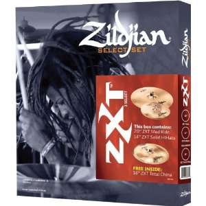   ZXT 3 Select Cymbal Pack with Free 18 China Musical Instruments