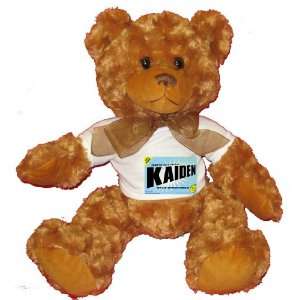  FROM THE LOINS OF MY MOTHER COMES KAIDEN Plush Teddy Bear 