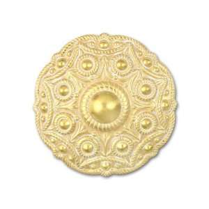  Frosted Gold Medallion Cabochon Arts, Crafts & Sewing