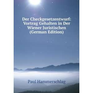   in Der Wiener Juristischen (German Edition) Paul Hammerschlag Books