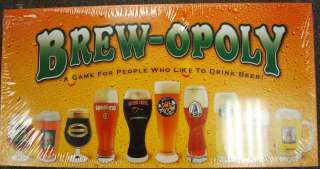 BREW OPOLY MONOPOLY A Game For People Who Like Beer NEW Sealed Box 