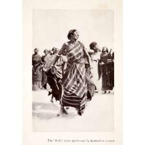  1927 Print Kanembu Women Tribe Chad Africa Kolo Tribal 
