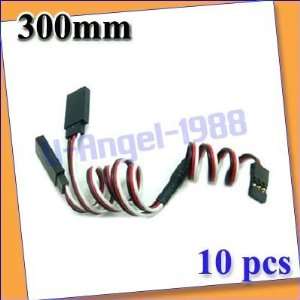  10x 300mm servo y extension wire cable for futaba jr Toys 