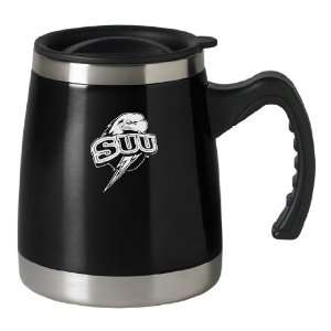 Southern Utah University   16 ounce Squat Travel Mug Tumbler   Black