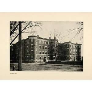  1900 Print Harvard University Craigie Hall Building 