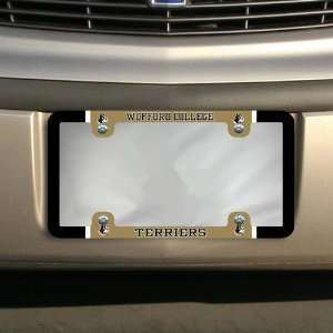  Wofford Terriers Thin Rim Varsity License Plate Frame 