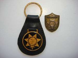 CALIFORNIA CORRECTIONAL PEACE OFFICERS Badge + Keychain  