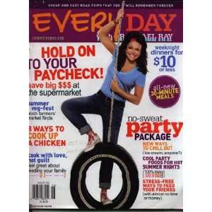    Everyday With Rachel Wray Magazine August 2010 Rachel RAY Books