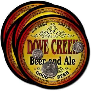  Dove Creek , CO Beer & Ale Coasters   4pk 