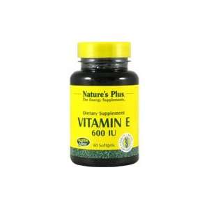 Vitamin E by Natures Plus   60 softgels, 600 IU