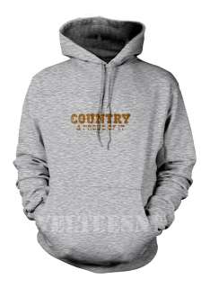 Country and Proud Of It  Farm Work Redneck Funny Rebel   Mens 