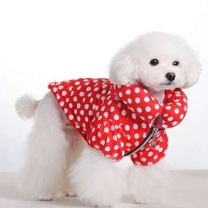  Pet Puppy Doggie Dog Clothes Feather Dress Down Coat Shirt 