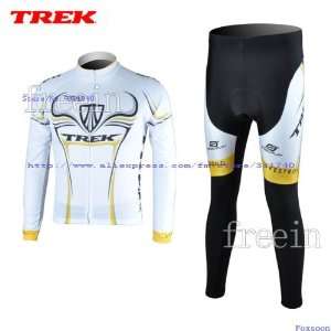  trek long sleeve cycling jerseys and pants set/cycling wear/cycling 