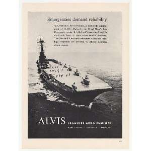   HMS Bulwark Commando Westland Whirlwind Alvis Print Ad