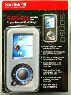 SANDISK SDAMX4 SCWH G10 CARRYING CASE FOR SANSA E200  PLAYER  