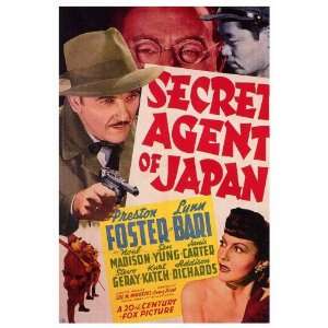 Secret Agent of Japan Movie Poster (27 x 40 Inches   69cm x 102cm 
