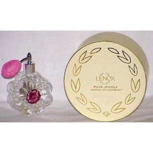    Lenox Diamonds and Pearls Pansy Perfume Bottle