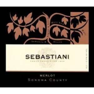  2006 Sebastiani Sonoma Merlot 750ml Grocery & Gourmet 